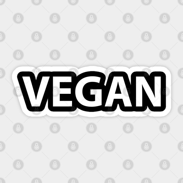 vegan Sticker by kupkle